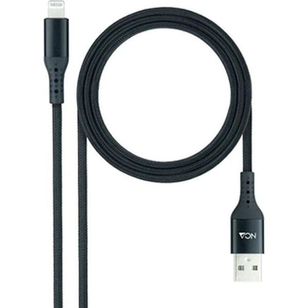 Cavo Usb 2.0 Lightning Nanocable 10.10.0401-COBK/ Usb Maschio - Lightning Maschio/ 1M/Nero-image