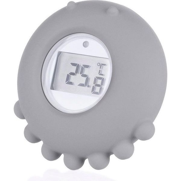 Zopa Termometro Digitale In Silicone 2In1, Grigio Tortora-image