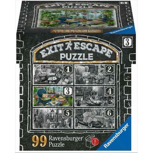 Puzzle Ravensburger Exit 99T. Nel Giardino D'inverno Del Maniero-image