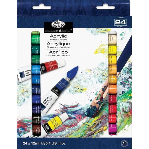 Royal & Langnickel Set Di Colori Acrilici Essenziali, 24 X 12 Ml-image