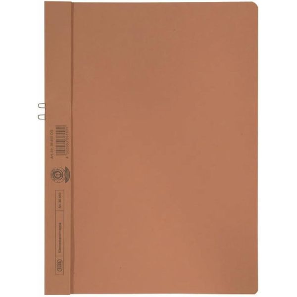 Elba 400001027 Cartella Per Appunti Senza Coperchio - A4, 10 Fogli, Cartoncino Manila (Rc), Colore Arancione-image