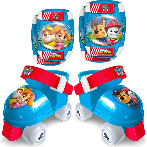Nickelodeon Paw Patrol Rollerblades Con Protezione Blu Taglia 23-27-image