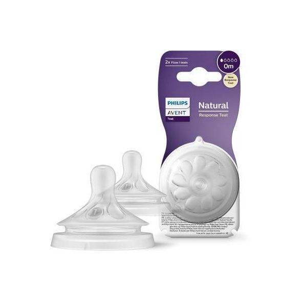 Philips Avent Biberon Tettarella Bere Latte Silicone Capezzoli Succhietto-image