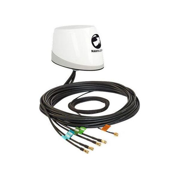 Delock Navilock NL-400 Antenna Gnss LTE-MIMO WLAN-MIMO Ieee 802.11 Ac/A/H/B/G/N Multibanda 5 X RP-SMA Omnidirezionale Da-image