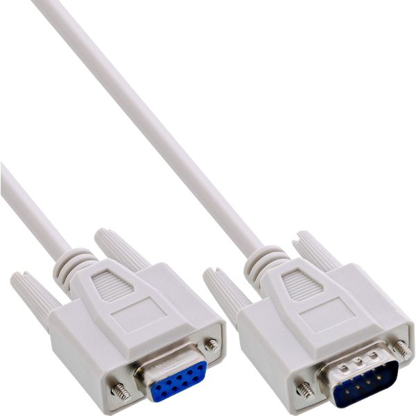Inline® 12237 Serielle VerläNgerung, 9Pol Stecker / Buchse, Vergossen, 1:1 Belegt, 7M-image