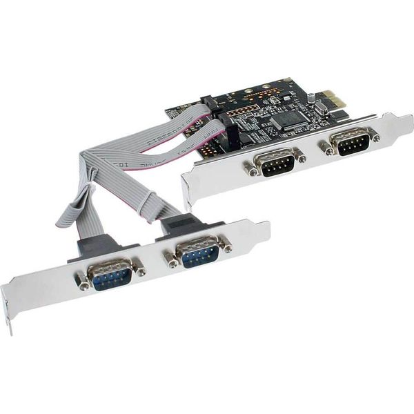 Inline® 76623C Scheda Di Interfaccia, 4X Seriale A 9 Pin, Pcie (Pci-Express)-image