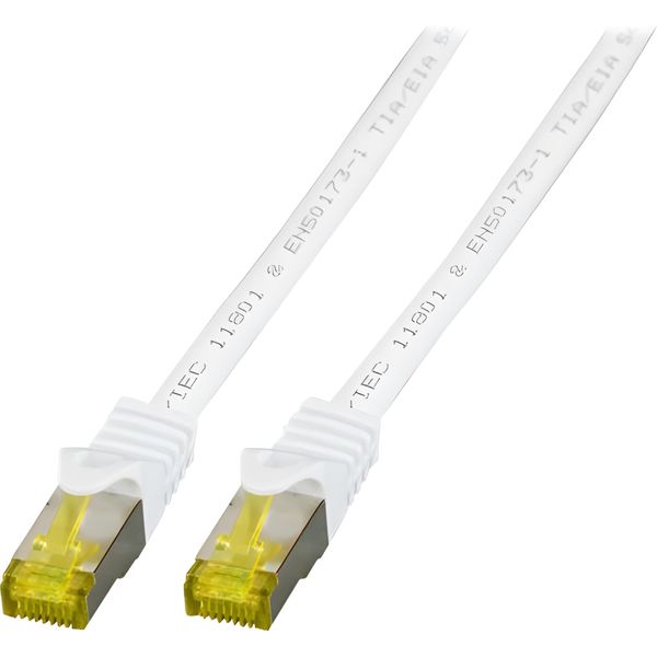 Efb MK7001.7,5W Efb RJ45 Patchkabel S/Ftp,Cat.6A,Lszh,Cat.7 Rohk.,7,5M,Weiß-image