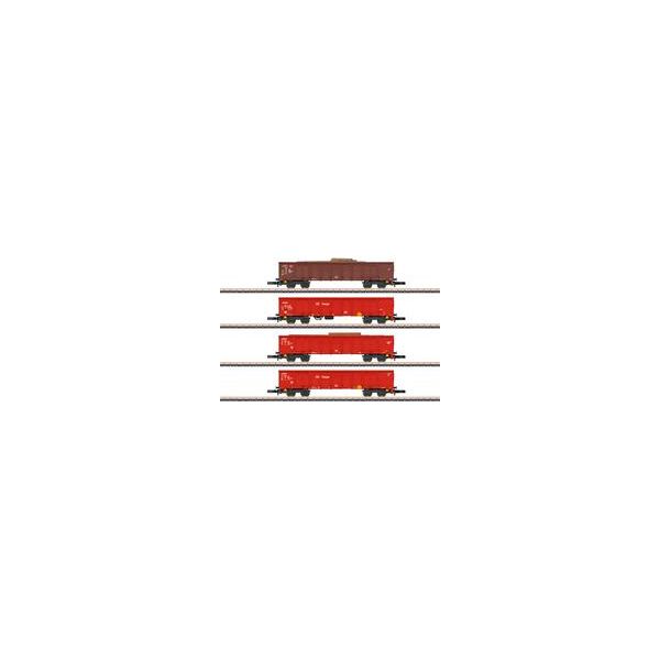 MäRklin 82542 Z Set Di 4 Carri Laterali Alti Db Ag Treno Di Rottamazione-image