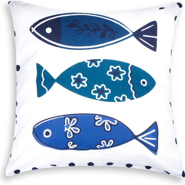 Excelsa Cuscino Decorativo Oceano 45X45 Cm Cotone Colorato-image