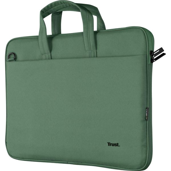 Trust 24450 Trust Laptoptasche Bologna Slim Kunstfaser GrüN 24450 Bis 40,6 Cm (16 Zoll)-image