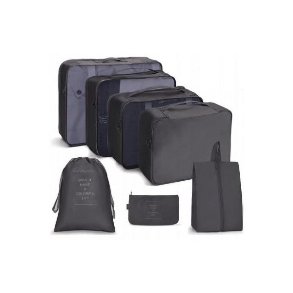 Flamenco Mystique Set Da Viaggio Di 7 Sacchetti Per Cosmetici E Organizer Per Viaggiare Comodamente KS41WZ3-image