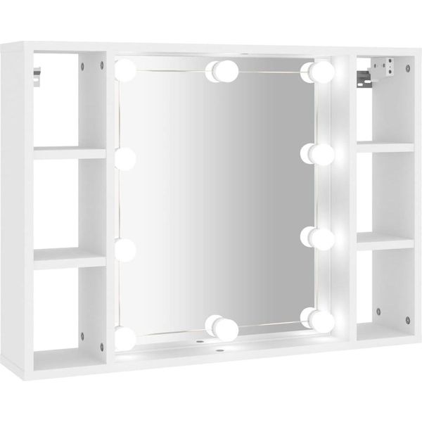 Syfax™ Mobile A Specchio Con Led Bianco 76X15X55 Cm-image