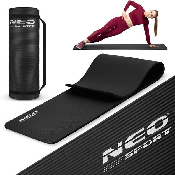 PodložKa Na CvičEní Tlustá 183 X 60 Cm Neo-Sport - 192300 čErná-image