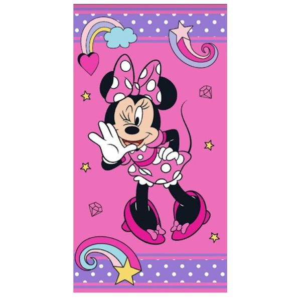 Asciugamano Da Doccia Disney Minnie Mouse Asciugamano Da Spiaggia Asciugamano Da Bagno 70 X 140 Cm-image