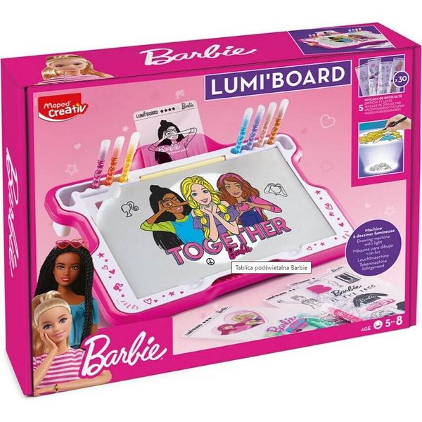 Maped 907061 Tavolo Luminoso Creativo Led/Tavolo Da Disegno Lumi Board Barbie-image