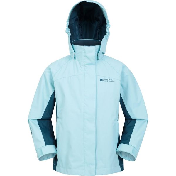 Mountain Warehouse - Giacca "Shelly"" Impermeabile Per Bambini MW1293 (116) (Turchese)"-image