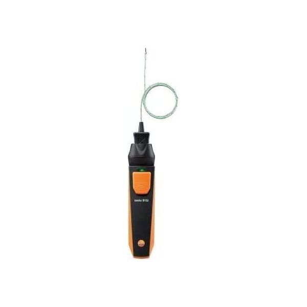 Testo Sonda Di Temperatura Da -20 A +50 °C Con Connessione Bluetooth® A Smartphone, Con Sonda A Immersione/Penetrazione (0563 1915)-image