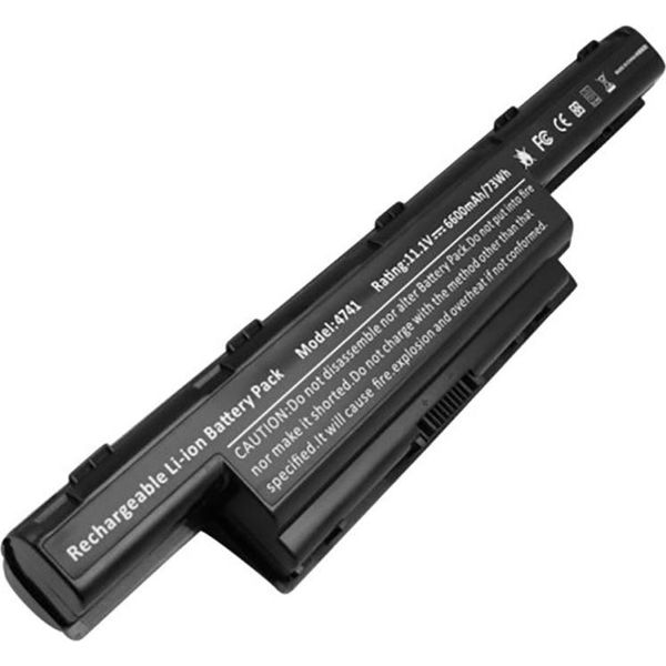Avizar, Batteria Li-Ion 5200Mah 14.8V Per Hp Pavilion Dv7 Laptop Compatibile, Nero-image