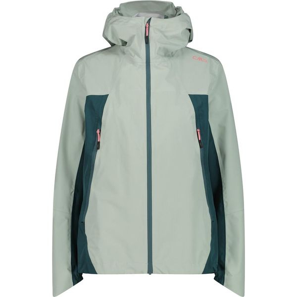 Cmp Unlimitech Giacca Hardshell Da Donna Clima Protect Con Cappuccio Verde 38-image