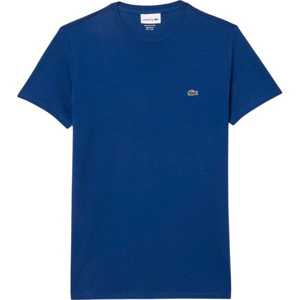 Lacoste - T-Shirt Da Uomo In Cotone Pima (Dal Perù) GT7794 (Xs) (Blu Scuro)-image