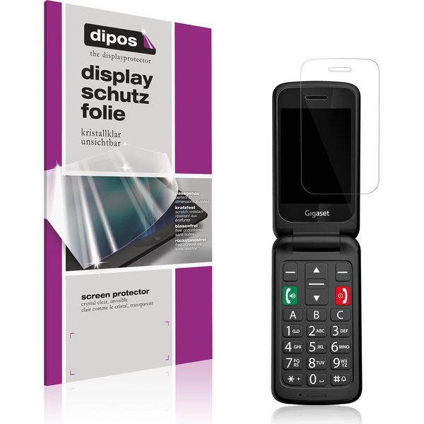4X Pellicola Protettiva Per Gigaset GL595 Protezione Schermo Claro Display Dipos-image