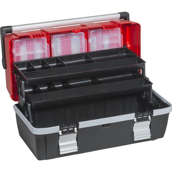 Valigetta Portautensili Mcplus Alu >C< 22 Pp Rosso/Nero Non Equipaggiata-image