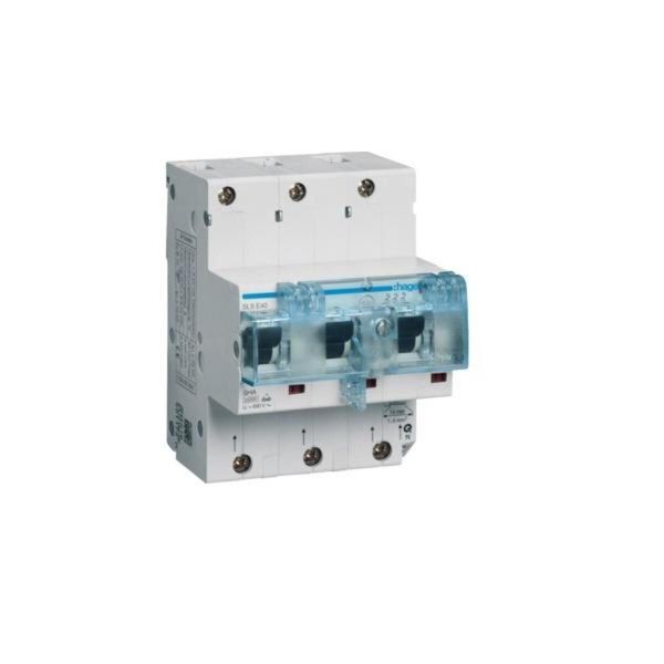 Hager HTN340E Numero Di Poli: 3P, Colore Del Prodotto: Blu, Grigio, Tensione Bobina: 690 V-image