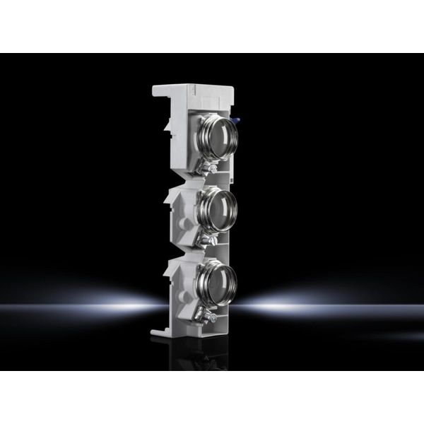Rittal Sv 3433.010 (L X A) 57 Mm X 209 Mm Grigio Poliestere (Ral 7035) Adatto Alle Sbarre S (3433.010)-image