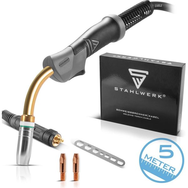 Stahlwerk Torcia Per Saldatura Mig Mag AK25/MB25 Pacchetto Tubi Da 5 M Attacco Centrale Europeo-image