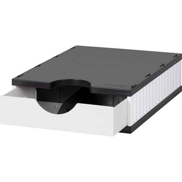 Styro 268-0101.9895S Stazione Di Smistamento Styro Styrodoc Uno Set, 1 Scomparto, Nero/Grigio-image
