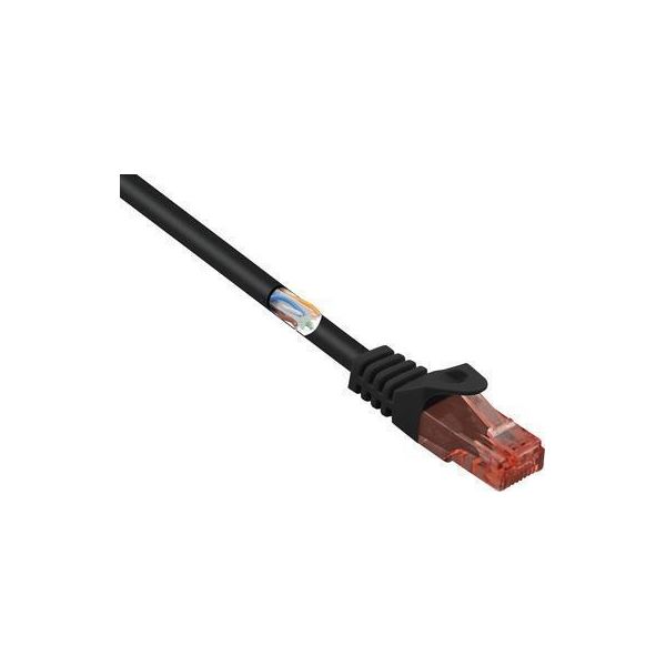 RF-5044002 Cavo Di Rete Patch RJ45 Cat 6 U/Utp 10,00 M Nero Senza Alogeni (RF-5044002)-image