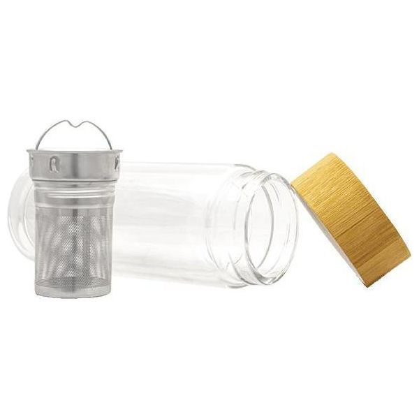 Mate To Go - Borraccia Thermos In Vetro Con Infusore Per Tè - 300 Ml-image