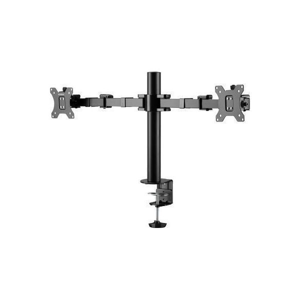Speaka Professional SP-MM-220 Supporto Per Monitor A 2 Vie 43,2 Cm (17) - 81,3 Cm (32) Regolabile In Altezza, Inclinabile + Girevole (SP-9401760)-image