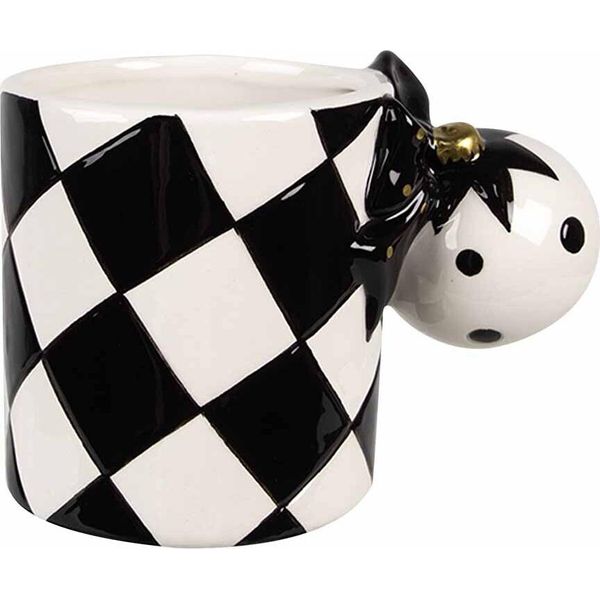Tazza Clayre & Eef 350 Ml In Vetroceramica Bianca E Nera-image