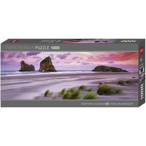 Puzzle Panoramico Da 1000 Pezzi - Edizione Humboldt: Spiaggia Di Wharariki-image