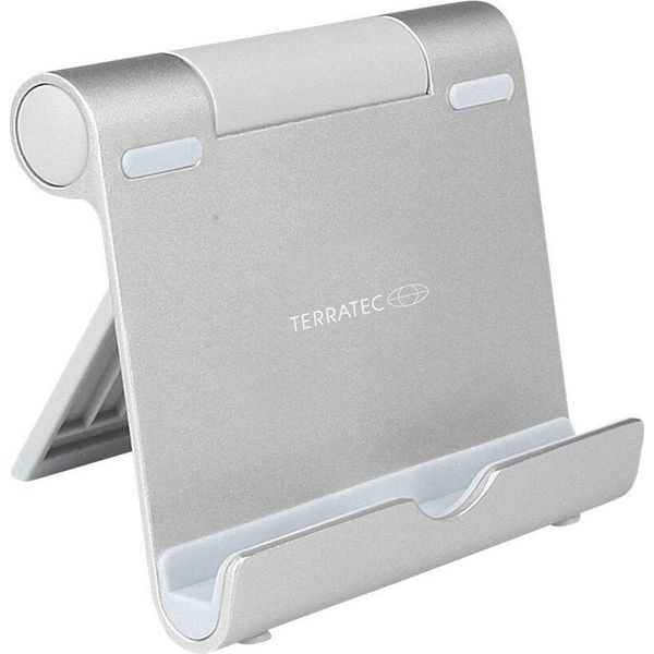 Terratec Itab S - Supporto Per Telefono Cellulare / Tablet - Alluminio - Argento - Supporto Da Tavolo (219727)-image