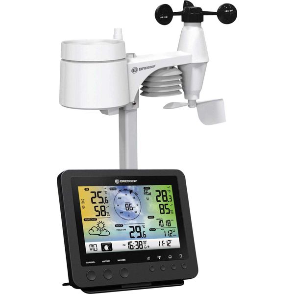 Bresser 5-In-1 - Stazione Meteo - Senza Fili - Nero-image