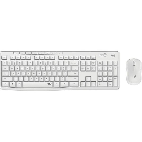 Logitech MK295 Kit Mouse E Tastiera Wireless Tecnologia Silent Touch Bianco-image