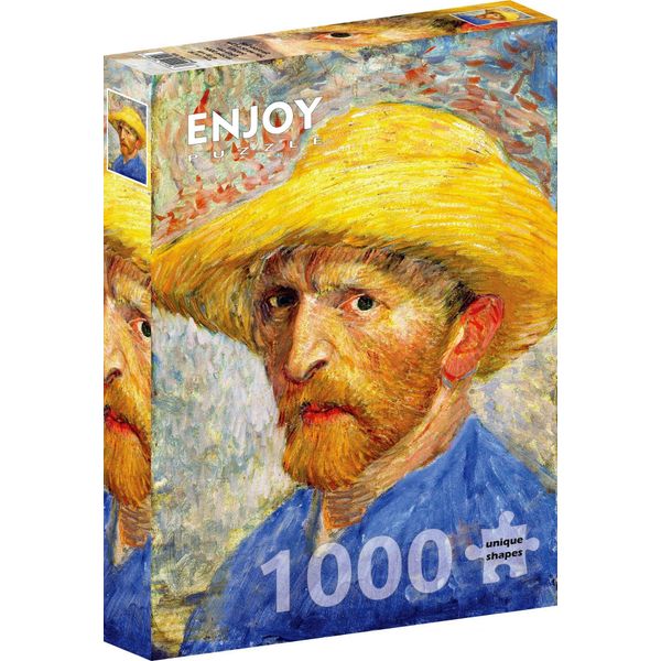 Enjoy Puzzle Vincent Van Gogh: Autoritratto Con Cappello Di Paglia 1000 Pezzi-image