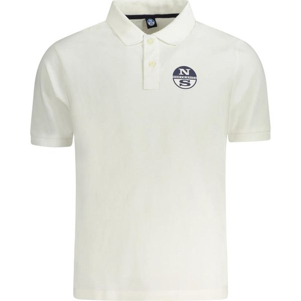 Polo A Manica Corta Con Stampa E Logo North Sails : Taglia - M Taglia: M-image