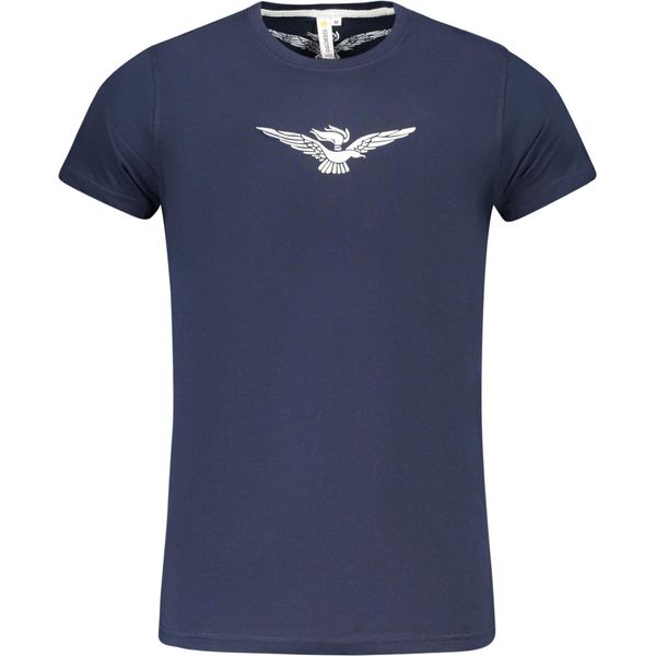T-Shirt Manica Corta Aquila Girocollo Logo Academy S5S6405586BL044 : Taglia - 2XL Taglia: 2XL-image