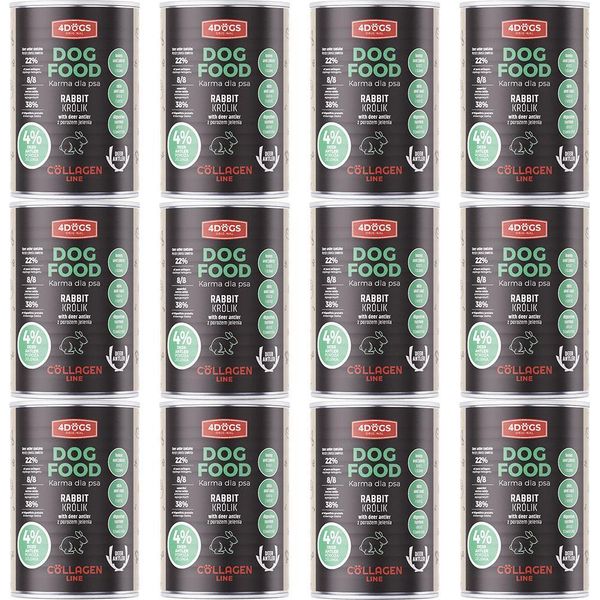 Alimento Della Linea Collagene - Con Corna E Rabbits 400 G - 10+2 In Omaggio-image