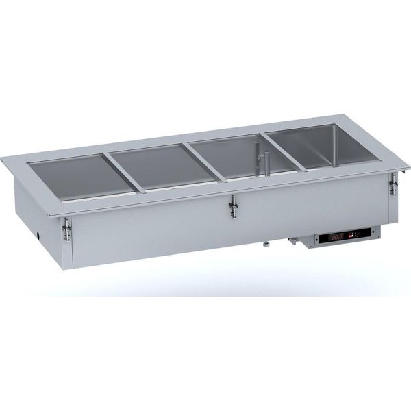 Bagnomaria Combinato GN3/1 Con Riempimento Automatico Dell'acqua-image