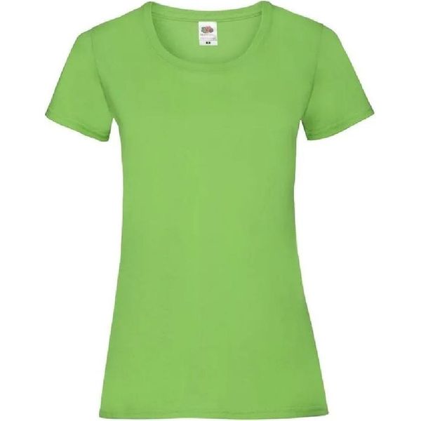 Maglietta Fruit Of The Loom Lady-Fit Donna (5 Pezzi/Confezione) BC4810 (Xs) (Lime)-image