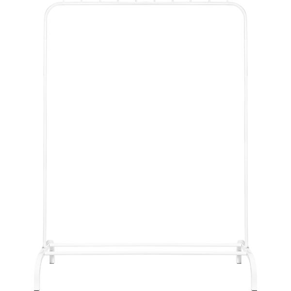 Quvio Appendiabiti Con Scarpiera - Altezza 150 Cm - Appendiabiti - Gardaroberek - Appendiabiti In Metallo - Scarpiera - Bianco-image