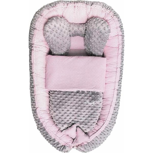 Nido Con Coperta Minky Sweet Baby Belisima Rosa-image