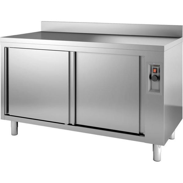 Armadio Riscaldante Combisteel Con 2 Porte, Supporto In Acciaio Inox 2000X600X850 Mm-image