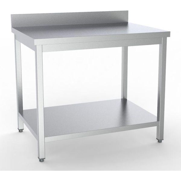 Tavolo Da Lavoro Combisteel Con Supporto In Acciaio Inox 1200X700X850 Mm-image