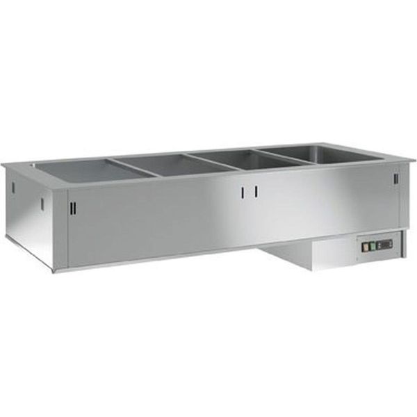 Kbs Vasca Da Incasso Bagnomaria Gn 3/1 Predisposta Per Allacciamento 1125X700X380 Mm 400 Volt-image