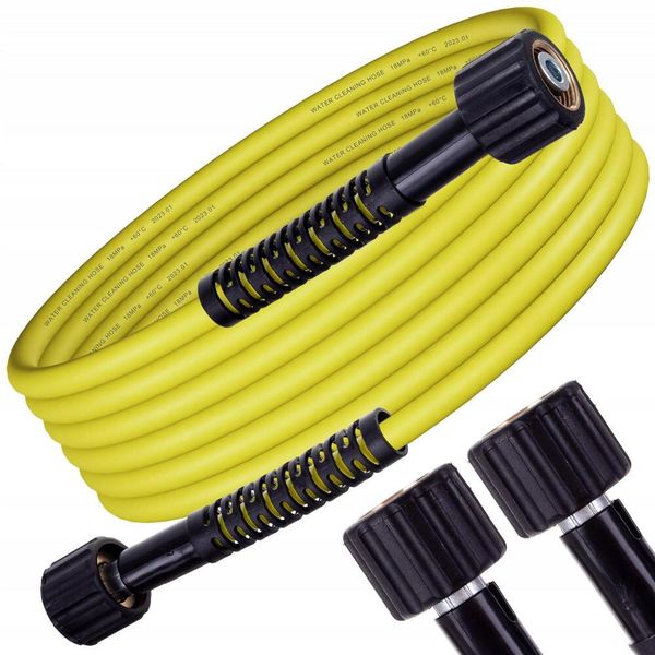 Tubo Flessibile Ad Alta Pressione Da 15 M Per Lavatrici Karcher K2 K3 K4 K5 K6 K7 E Serie Hd - Connettore M22-image